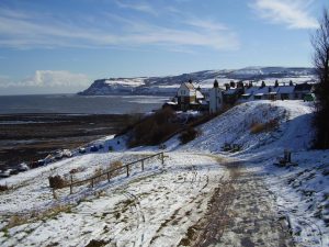 Bay in snow